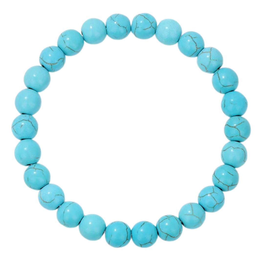 Beaded natural stone energy bracelet, women's spiritual wellbeing.
