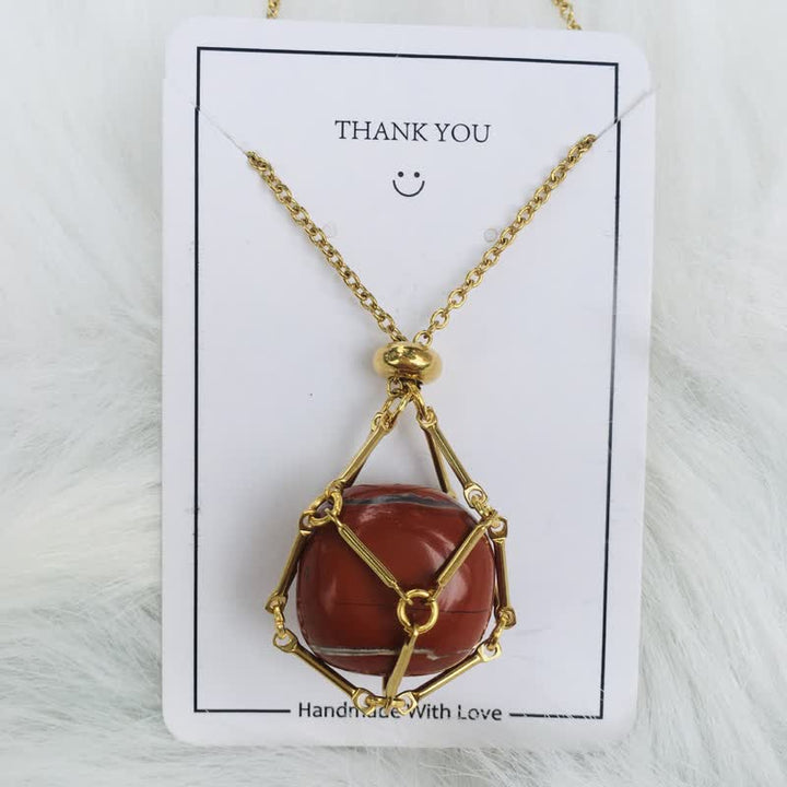 Amethyst crystal pendant necklace. Natural stone spiritual jewelry for women.