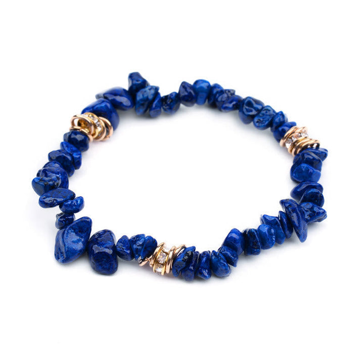 Mixed gemstone adjustable bracelet for women, a boho accessory for inner peace and harmony.