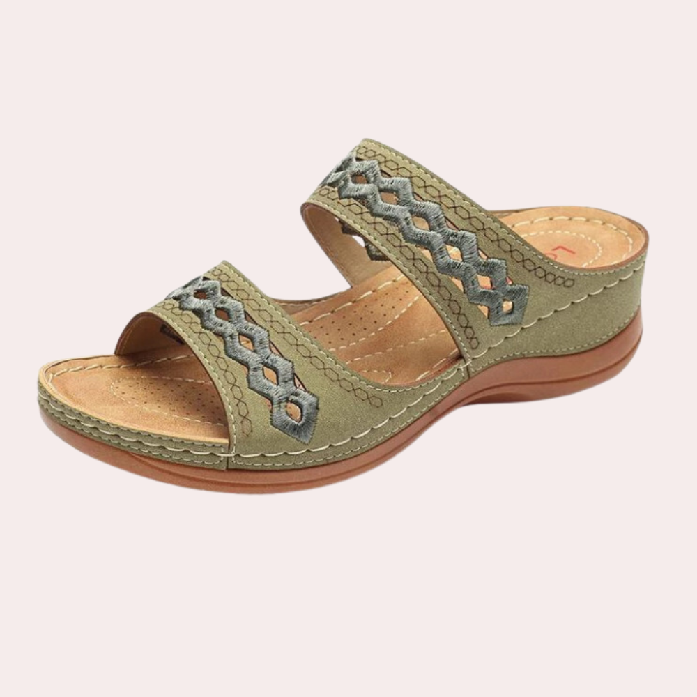 Women's non-slip arch support sandals for daily summer comfort, ergonomic design