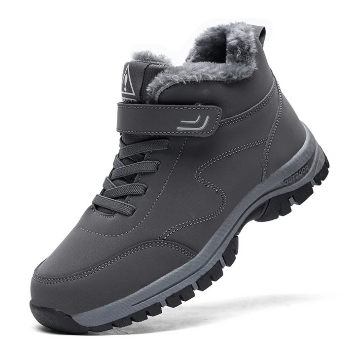 Slip-resistant women's Nordic winter boots, ideal for cold weather outdoor activities & optimal grip.