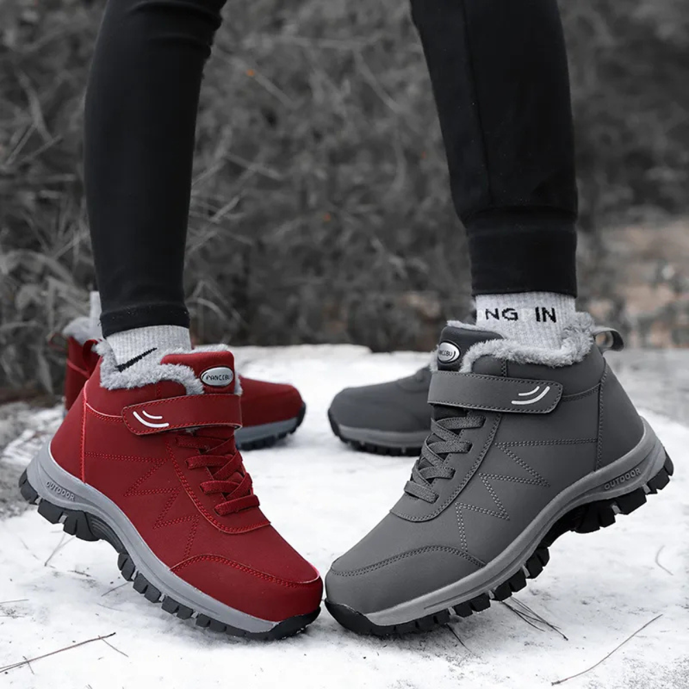 Women's Nordic winter boots providing optimal support & grip in snowy, cold conditions for outdoor comfort.