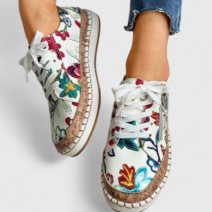 Women's Olisette orthopedic walking shoes, providing excellent arch and foot support for everyday casual wear.