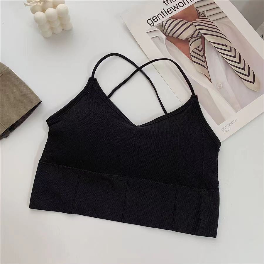 Women's open back performance top, modern design, versatile for gym and athleisure