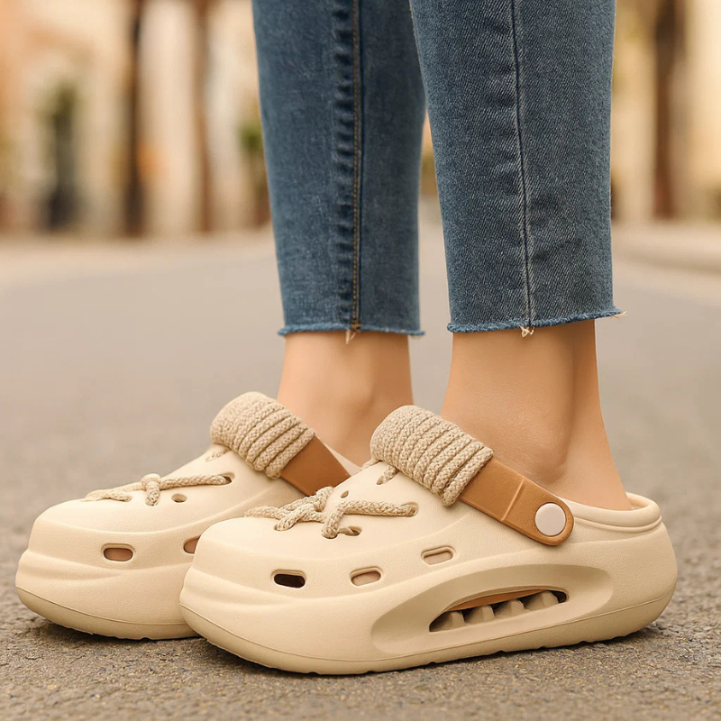 Women's Orbit Laced Clogs: stylish, comfortable, lightweight everyday footwear.