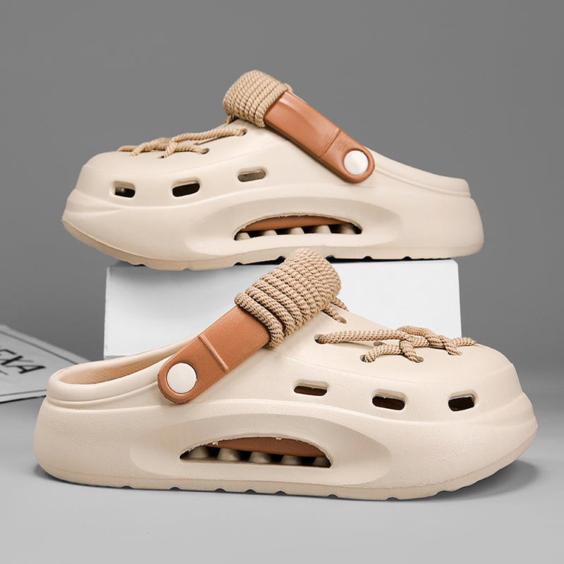 Breathable, water-friendly Orbit Laced Clogs for women, perfect comfort shoes for casual wear.