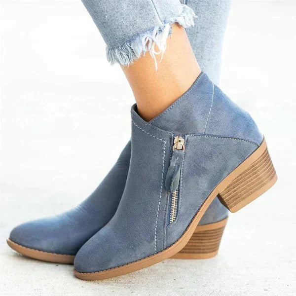 Casual women's orthopaedic ankle boots, combining stylish design with essential comfort & foot support.