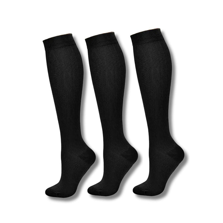 VitalEase women's compression socks for tired legs & swelling relief, improving circulation.