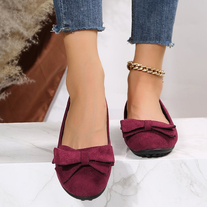 Chic wide fit orthopaedic ballet flats for women, providing ultimate comfort.