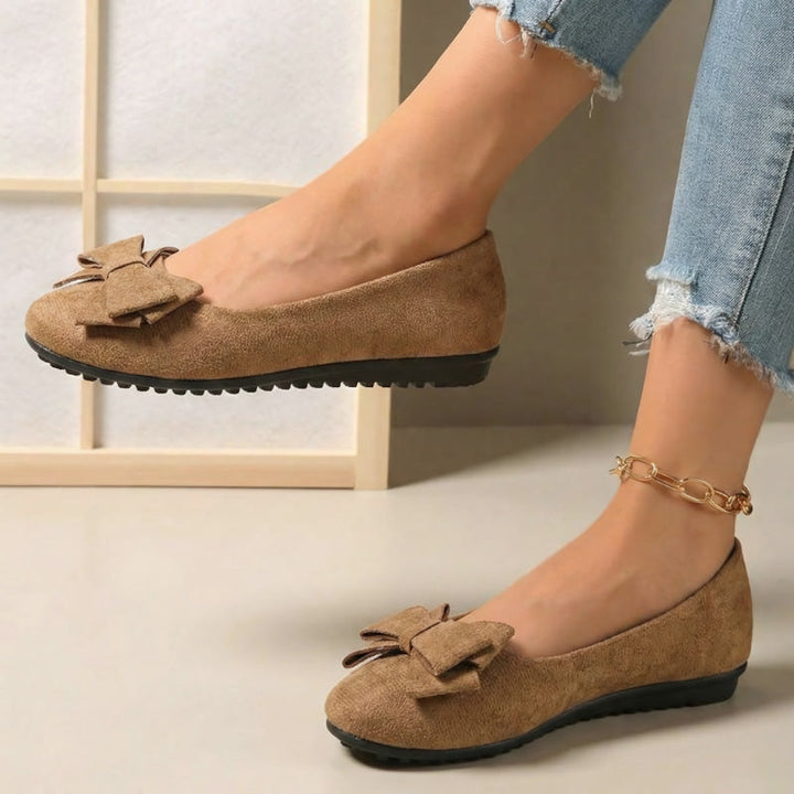 Elegant women's orthopaedic wide fit flats, perfect for all-day comfort & style.