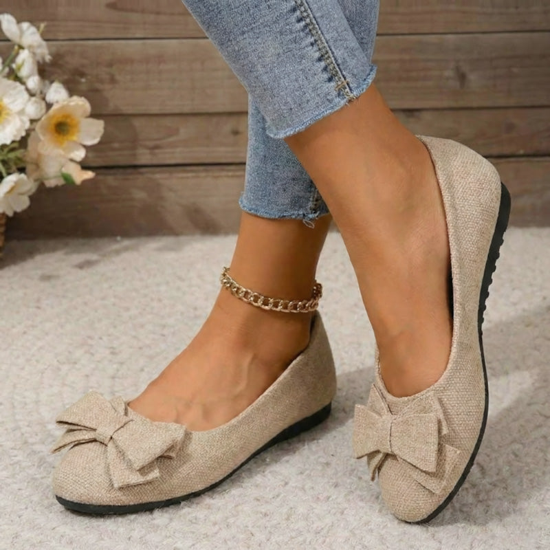Women's comfortable ballet flats, orthopaedic wide fit design for ultimate support.