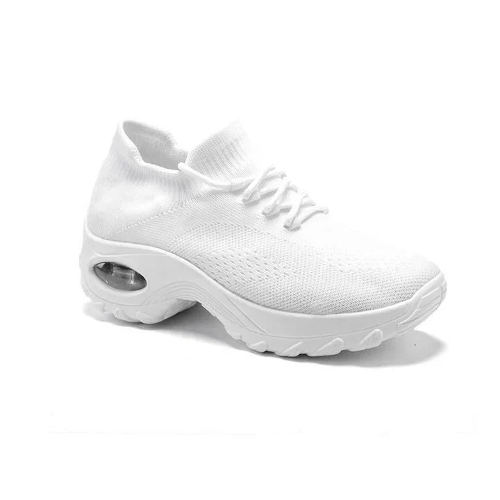 Flexible & lightweight women's orthopedic shoes featuring air cushion & arch support for enhanced comfort.