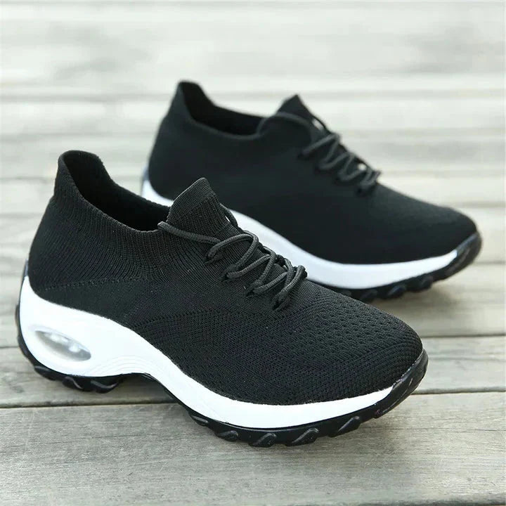 Orthopedic air cushion shoes for women, designed for all-day comfort, stability, arch support, and breathability.