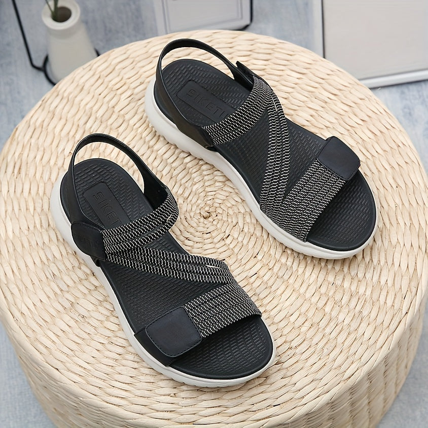 Women's orthopedic arch support sandals for plantar fasciitis relief.