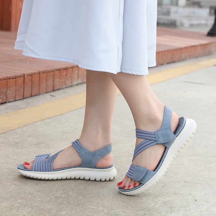 Stylish women's summer sandals offering orthopedic arch support and all-day foot pain relief.