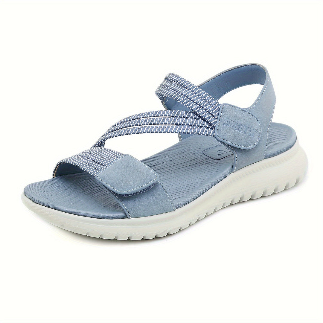 Women's comfortable walking sandals with advanced orthopedic arch support for active pain relief.