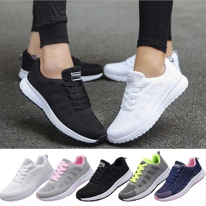 GlideFit Comfort women's orthopedic casual shoes, offering lightweight, all-day comfort & foot support.