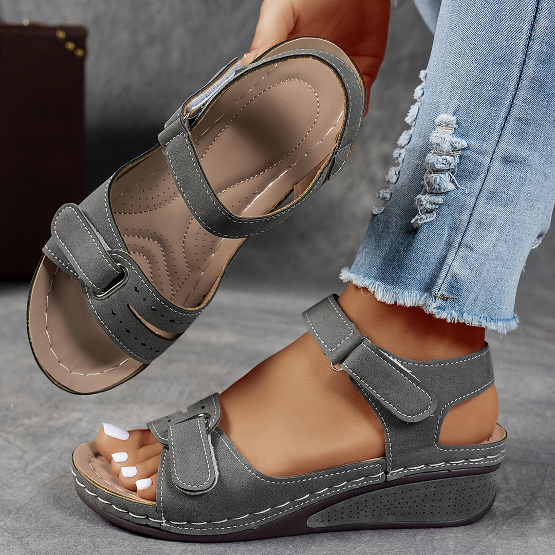 Women's orthopedic comfort flex sandals, offering all-day foot pain relief and arch support.