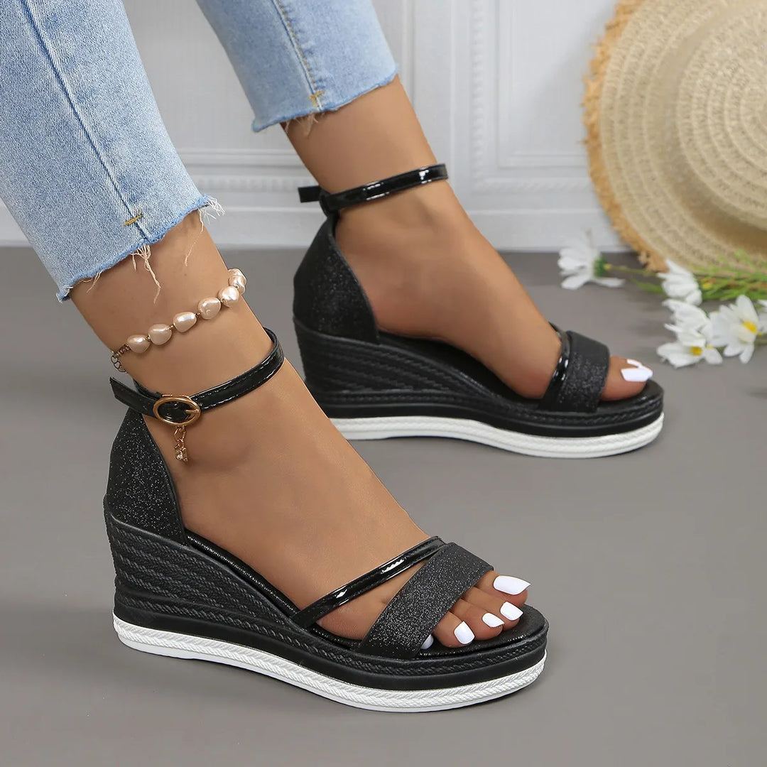 Supportive women's orthopedic sandals with cushioned footbed. Ideal comfort footwear for therapeutic daily wear.