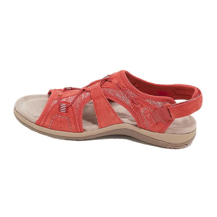 Women's orthopedic comfort sandals, casual and stylish. Adjustable summer footwear perfect for everyday walking.