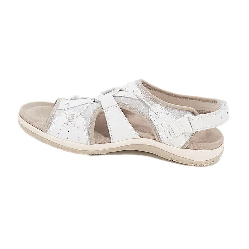 Stylish women's summer sandals, orthopedic comfort with adjustable crisscross straps. Great for versatile everyday wear.