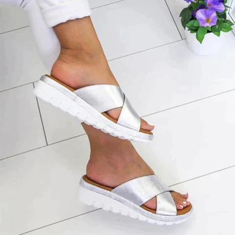 Step into comfort with these women's orthopedic sandals, offering all-day arch support for walking & casual wear.