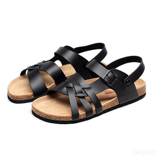 Women's orthopedic comfort sandals with arch support, ideal for daily wear & foot health.