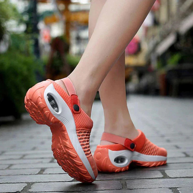 Stylish ladies' orthopedic comfort sandals, breathable, with arch support for everyday wear.