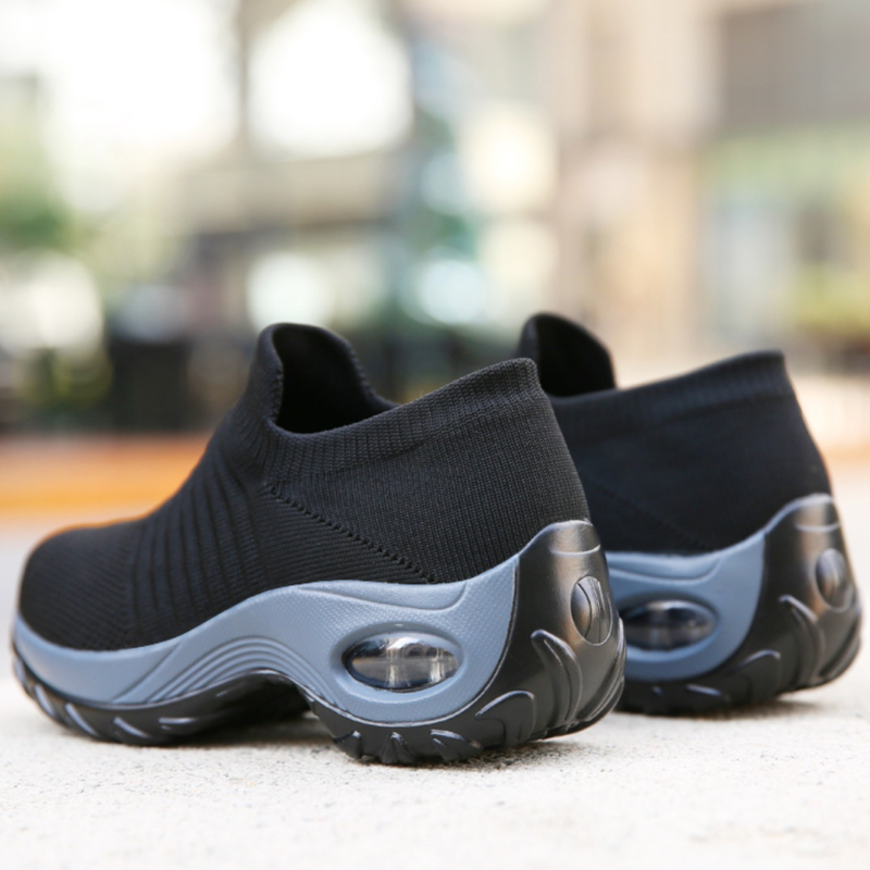 Ergonomic women's comfort shoes with arch support, pain relief, and plush cushioning.