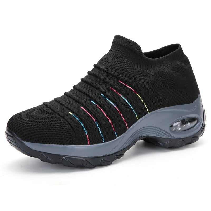 Women's daily wear shoes: cushioned, orthopedic, ergonomic, providing excellent arch support.