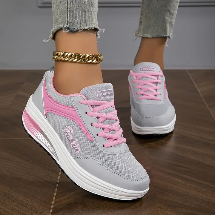 Women's orthopedic comfort sneakers, designed for all-day support, walking, and an active lifestyle.