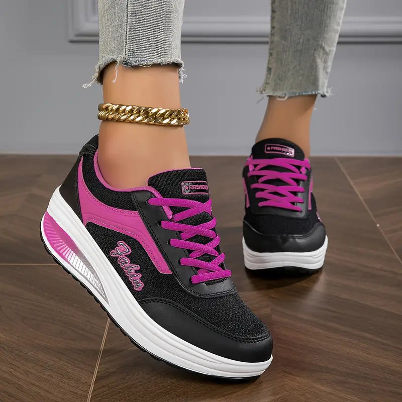 Stylish women's orthopedic casual sneakers, offering essential pain relief and healthy foot support.