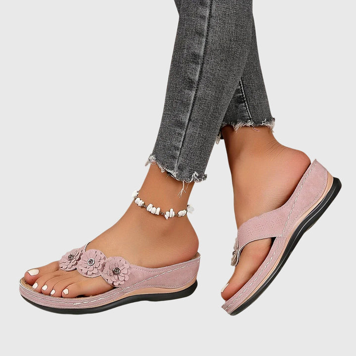 Supportive women's orthopedic sandals. Excellent for walking & providing foot pain relief with advanced arch support.