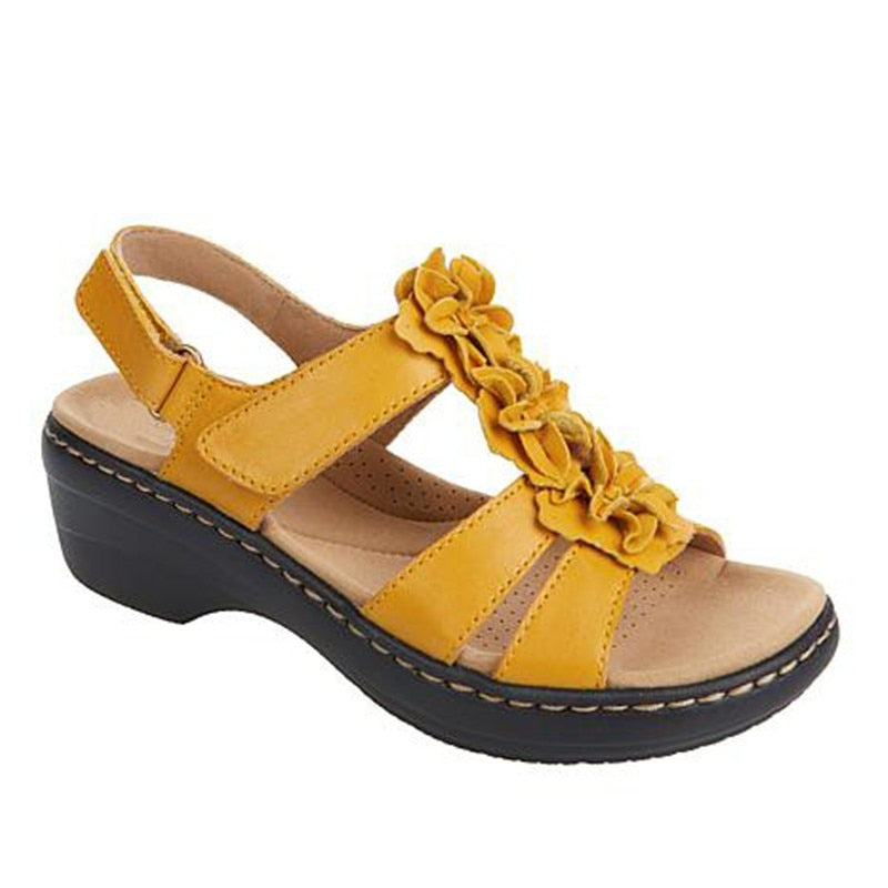 Moana orthopedic wedge sandals for women, gladiator style, supportive summer shoes