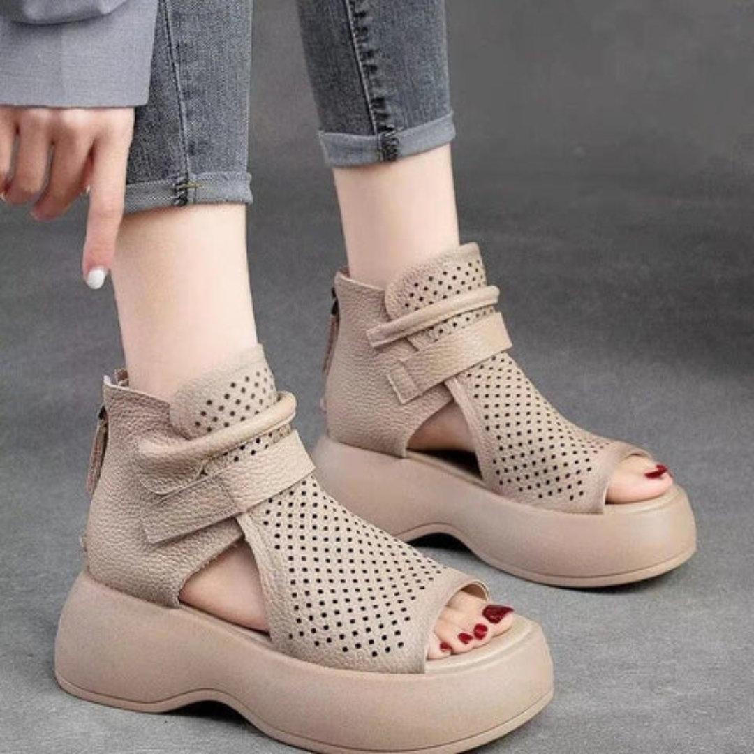 Meike women's orthopedic sandals, ideal for walking, arch support, and pain relief.
