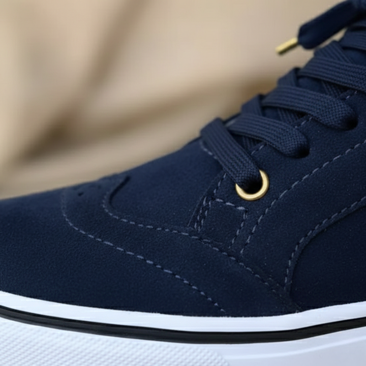 Comfortable women's orthopedic walking sneakers, low-top design for casual everyday support.