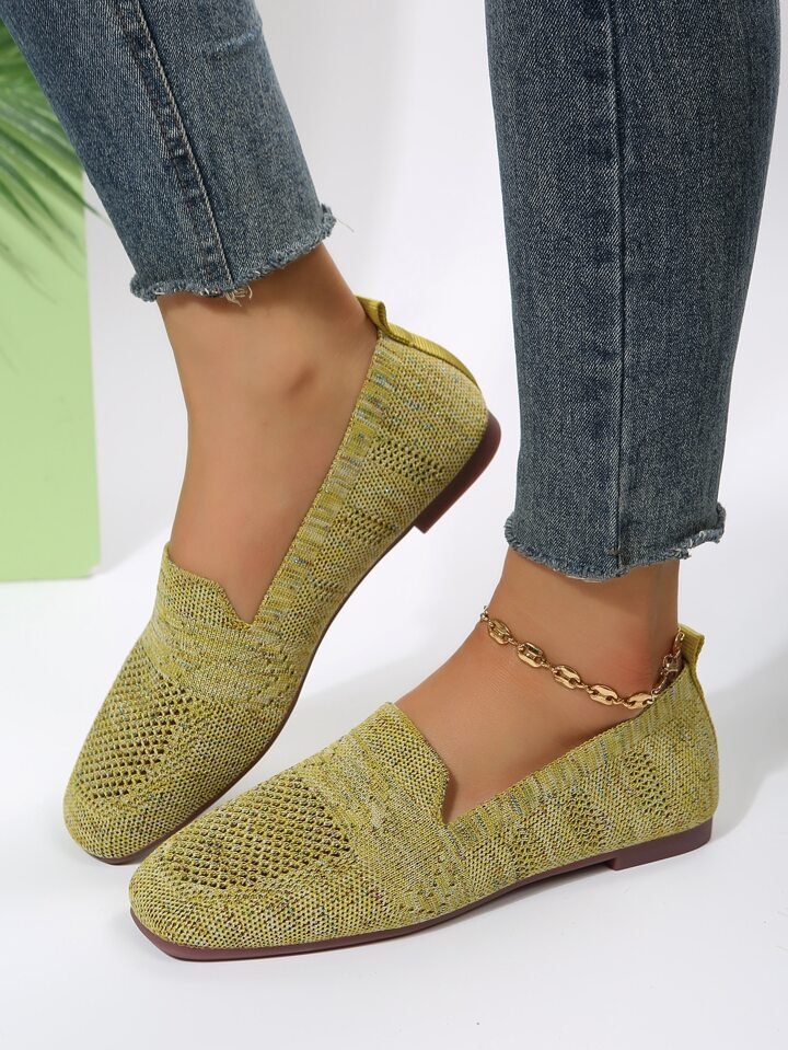 Foot health focused women's non-slip flats, orthopedic comfort for daily activities.