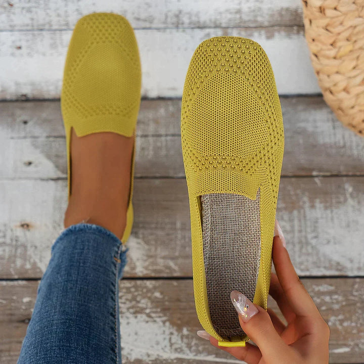 Isabella women's non-slip comfort flats, orthopedic for arch support and pain relief.