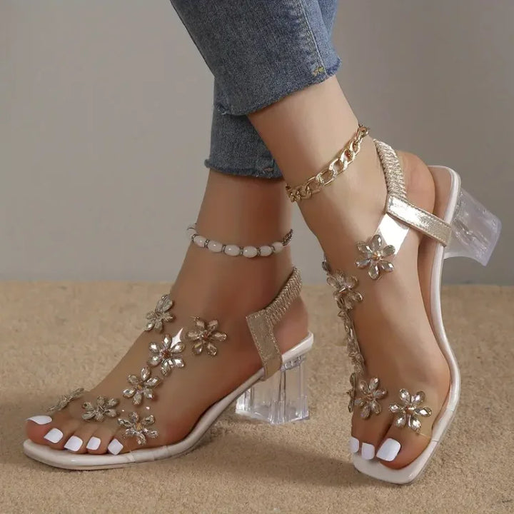 Chic women's work shoes: comfortable orthopedic block-heel pumps with breathable design.