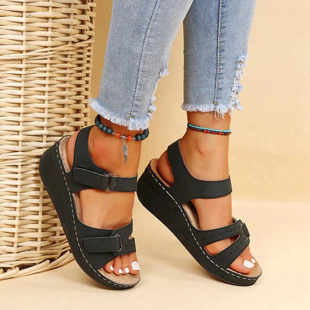 Women's orthopedic sandals for ultimate comfort & support. Ideal for foot health & everyday wear with arch support.