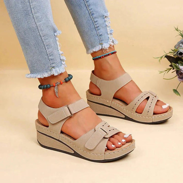 Supportive women's sandals with arch support for ultimate comfort. Great for walking, summer, & foot health.