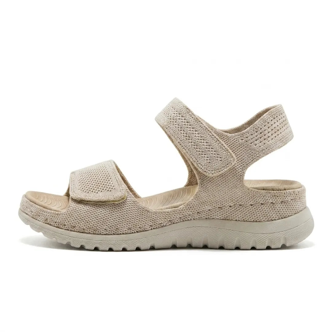 Women's orthopedic sandals with adjustable straps for ultimate comfort & arch support.
