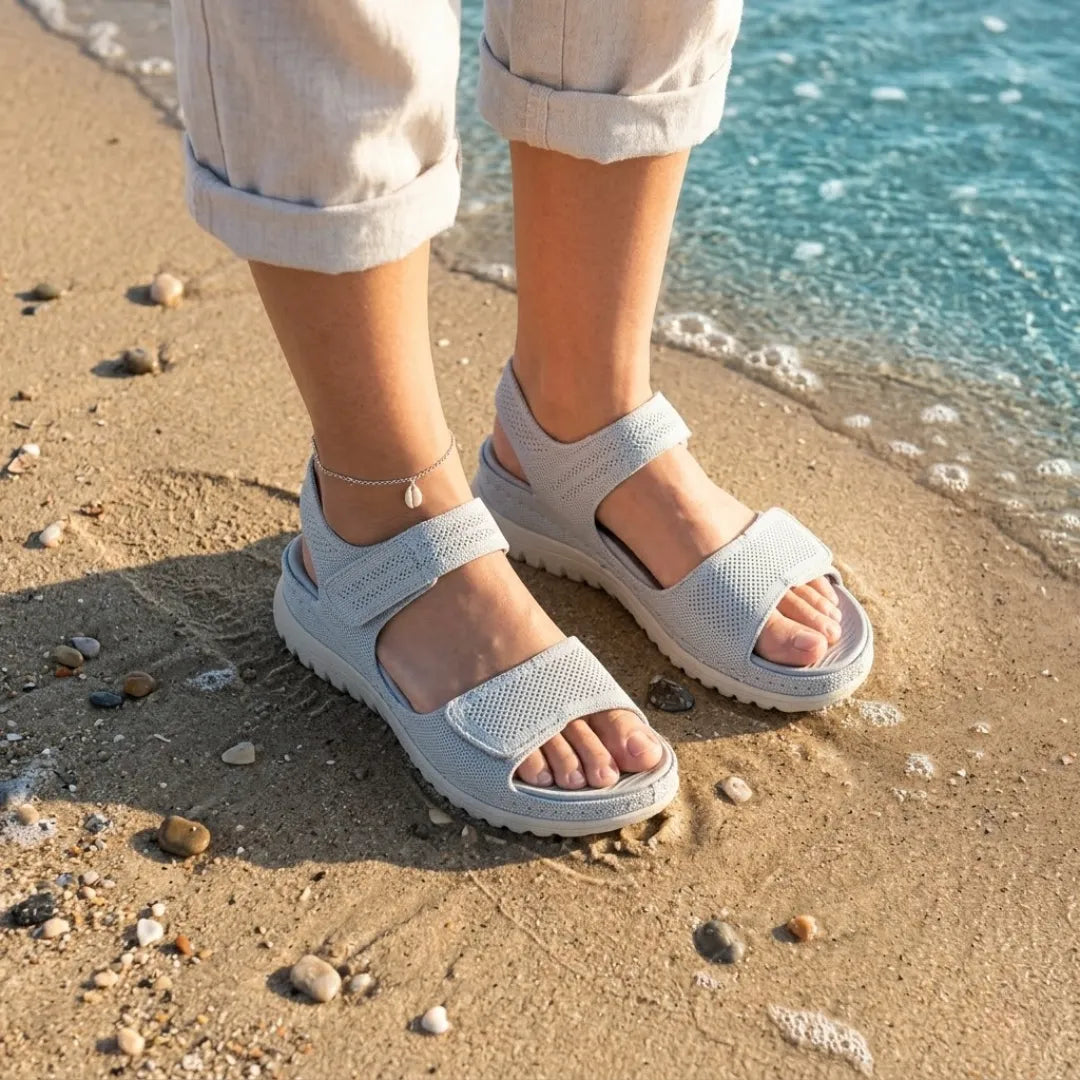 Supportive women's sandals, ideal for walking & everyday comfort.