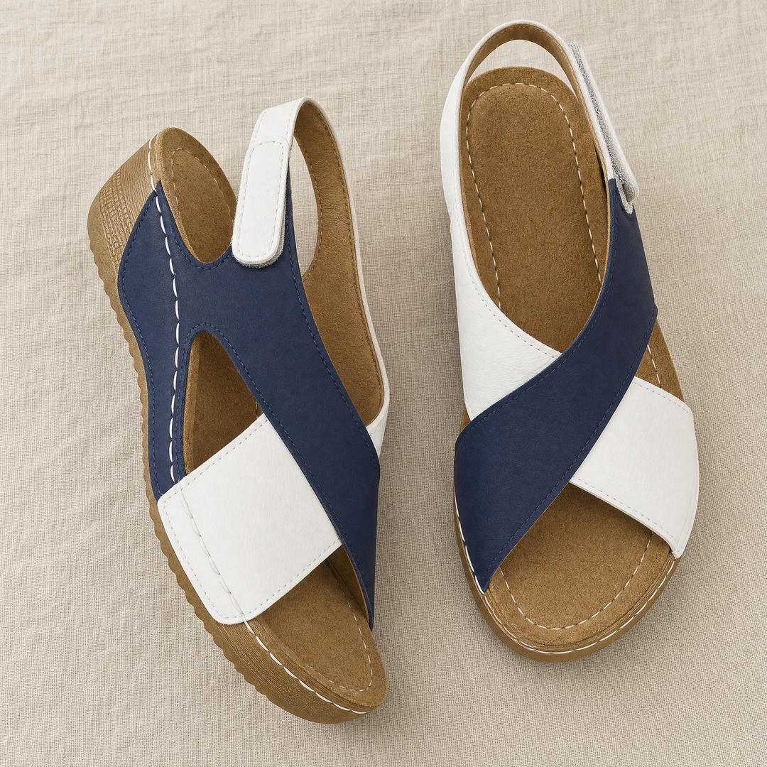 Adjustable summer sandals for women, offering excellent arch support & comfortable wear.