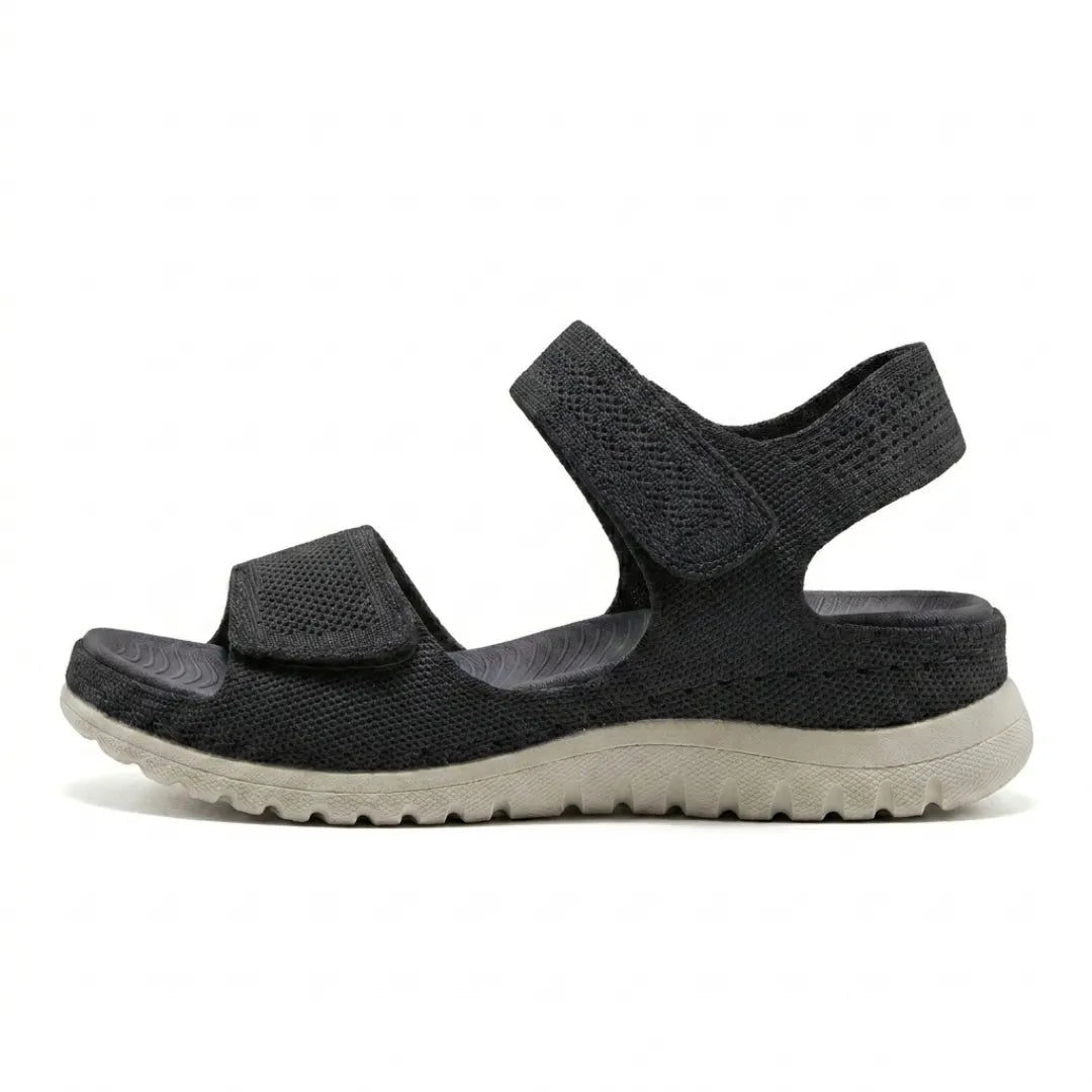 Women's comfort footwear: orthopedic sandals with excellent arch support.