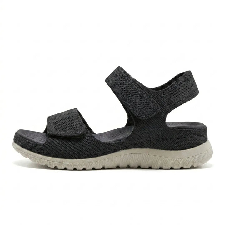 Women's comfort footwear: orthopedic sandals with excellent arch support.
