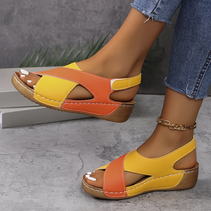 Orthopedic summer sandals for women, engineered for comfortable walking and stability.