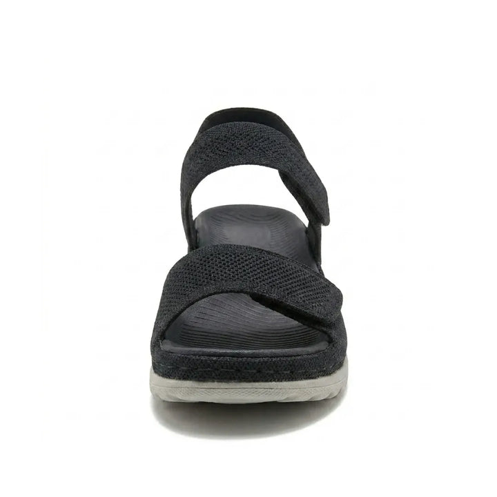 Comfortable women's walking sandals, orthopedic design for active wear.