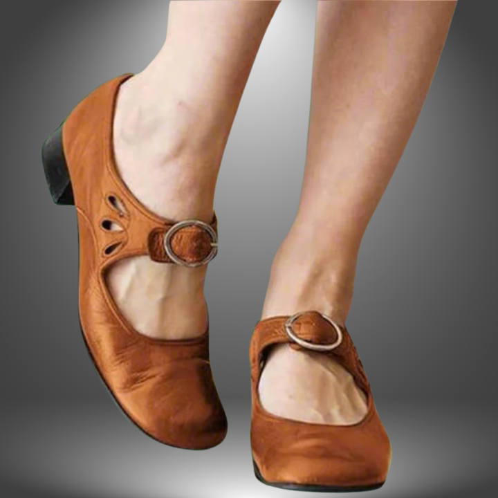 Supportive women's orthopedic sandals offering foot pain relief, arch support, and slip-resistant design.