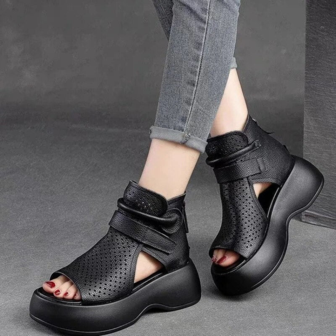 Healthy foot support from women's orthopedic sandals, designed for arch comfort & stability.